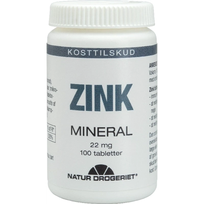 Natur Drogeriet Zink 22 mg 100 pcs