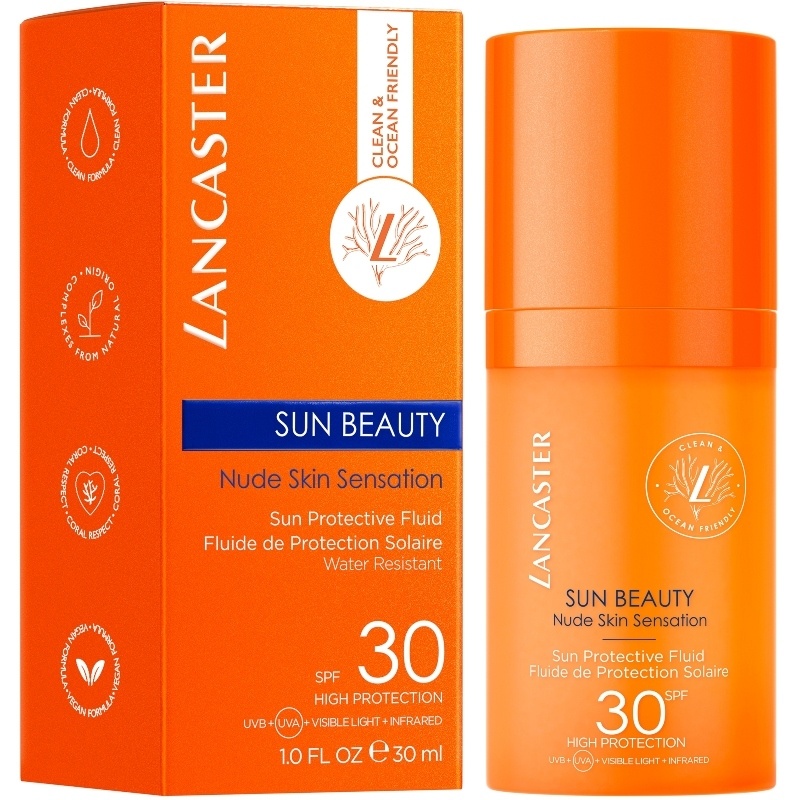gevaarlijk activering Tegenstander Lancaster Sun Beauty Face Fluid Cream SPF 30 - 30 ml
