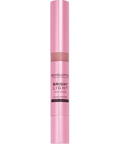 Makeup Revolution Bright Light Highlighter 3 ml - Divine Dark Pink