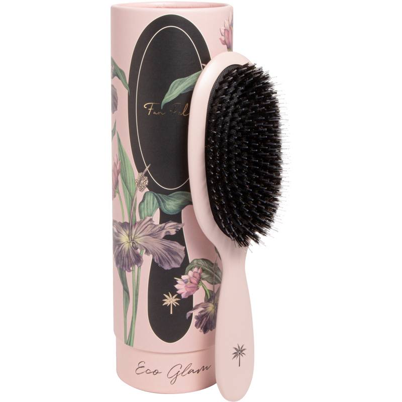 Fan Palm Eco Glam Hair Brush Medium - Bio Nude