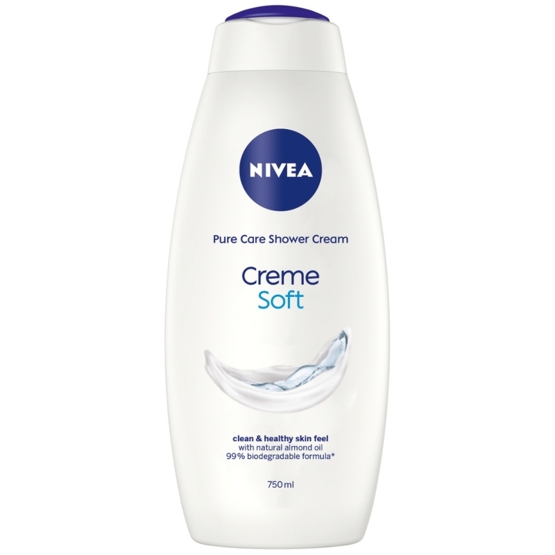 Nivea Pure Care Shower Cream 750 ml - Creme Soft