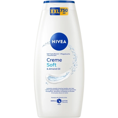 Nivea Soft Care Shower Creme Soft & Almond Oil 750 ml